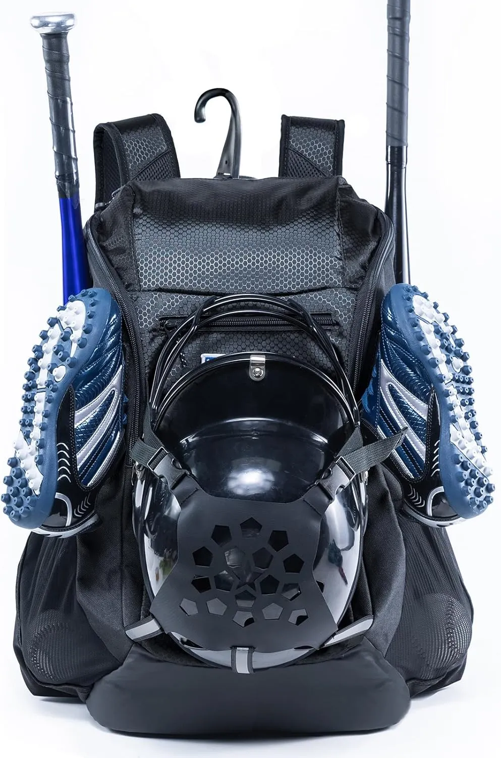 | Baseball Bag Softball Bat Bag, Double-layer Baseball Backpack Adult with Gear Klip To Hold Baseball Glove, Baseball Essential Gear, Youth Baseball Bag for Boys, Girls, Baseball Accessories