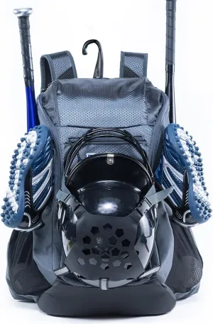 | Baseball Bag Softball Bat Bag, Double-layer Baseball Backpack Adult with Gear Klip To Hold Baseball Glove, Baseball Essential Gear, Youth Baseball Bag for Boys, Girls, Baseball Accessories