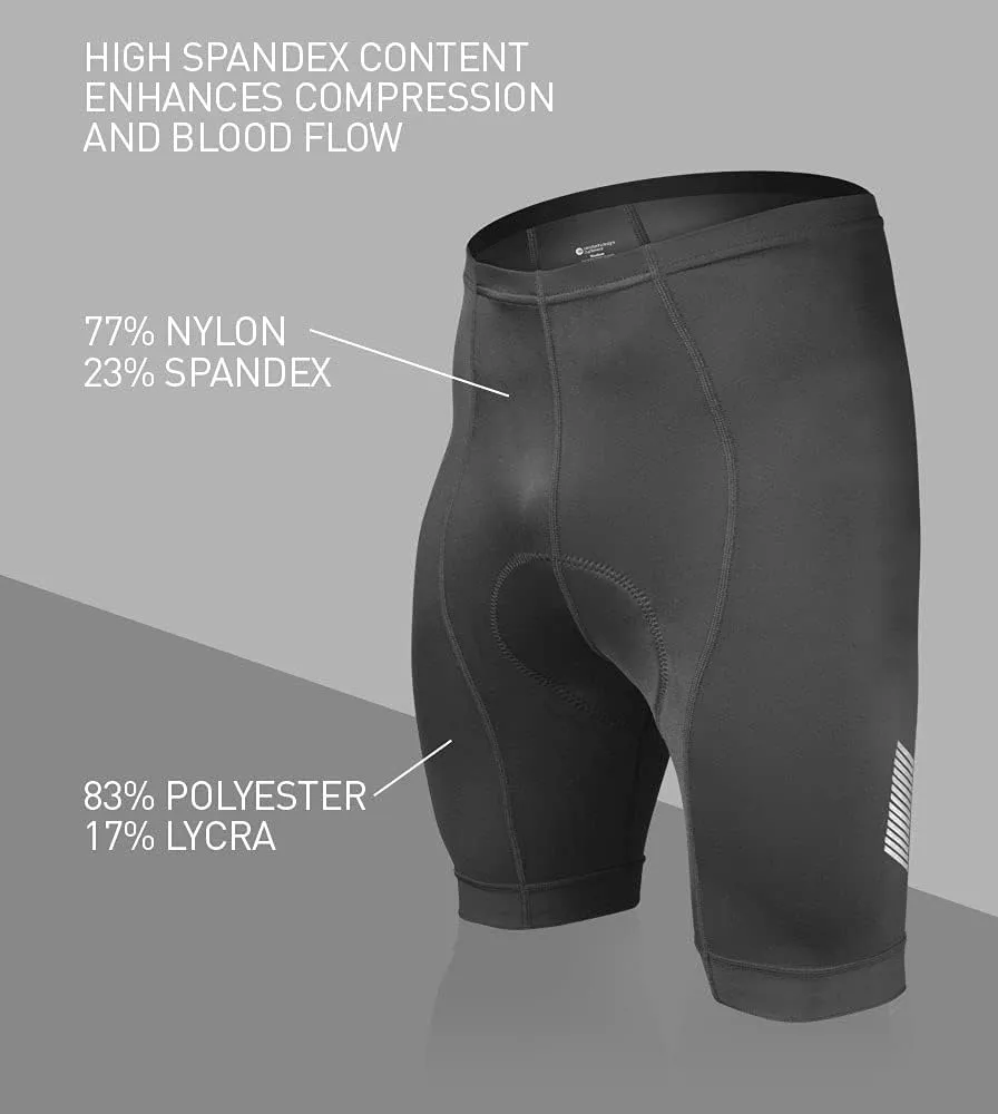 | Men's Elite Padded Cycling Shorts | Long Distance Performance | Made in USA