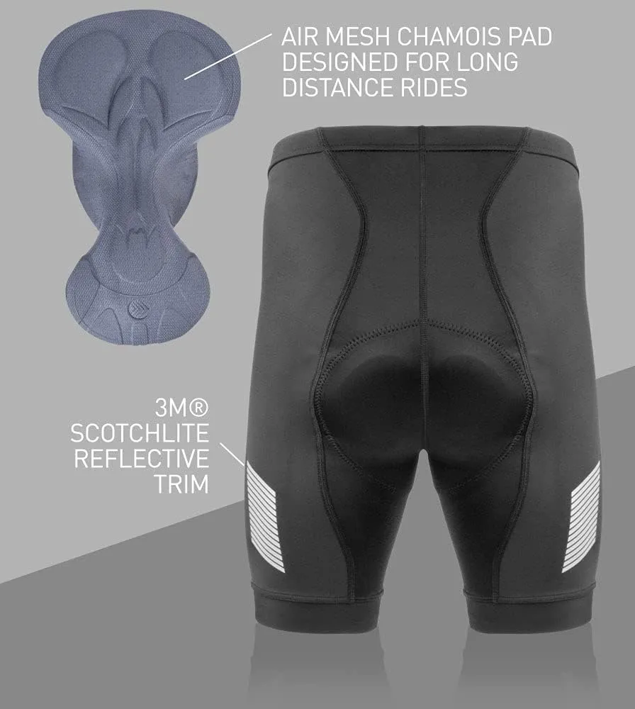 | Men's Elite Padded Cycling Shorts | Long Distance Performance | Made in USA