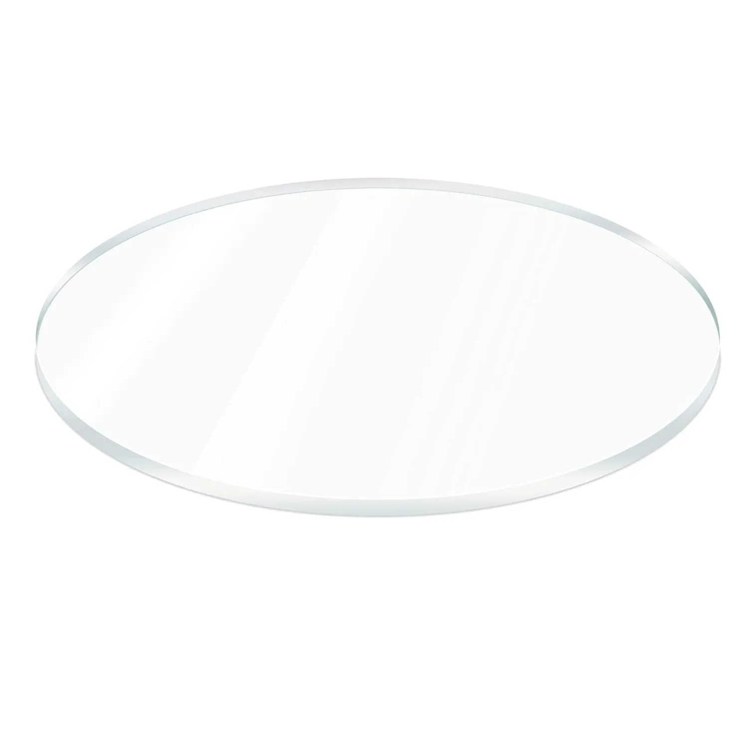 1 Pieces 1/4" Round Plexiglass Sheet, 14 Inch Diameter Clear Acrylic Circle, Round Cake Disk Acrylic Sheet, Plexiglass Table Top, Acrylic Backdrop