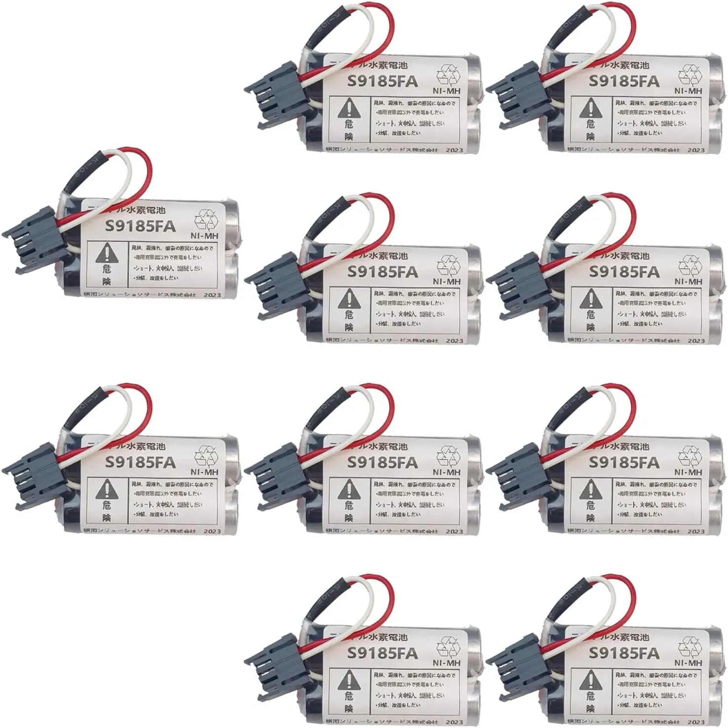 (10-Pack) S9185FA Battery Pack 3.6V 4800mAh Replacement for Yokogawa S9185FA DCS CS1000 CS3000 System Non-Rechargeable Battery