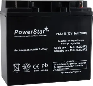 12V 18AH Replacement Battery for Jump n Carry JNC660 JNCAIR JNC 660 JNC4000