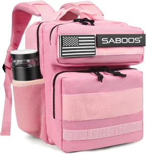 15L Travel Daypack Military Backpack Tactical Backpacks Molle Hiking Treeking Trips Work Gym Rucksack for Women Pink21L