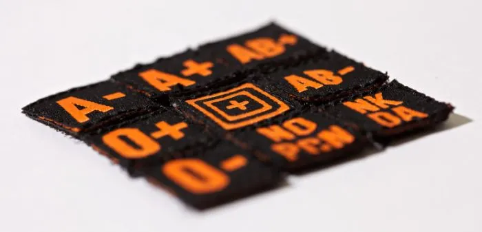 17003 - Blood Type Patch Kit