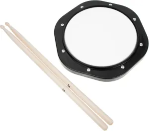 1Set Dumb Drum Practice Pad Rubber Cushion for Drummers for Home Practice Compatible with All Drum Kits Easy to Use for Beginners and Pros Includes Storage Bag