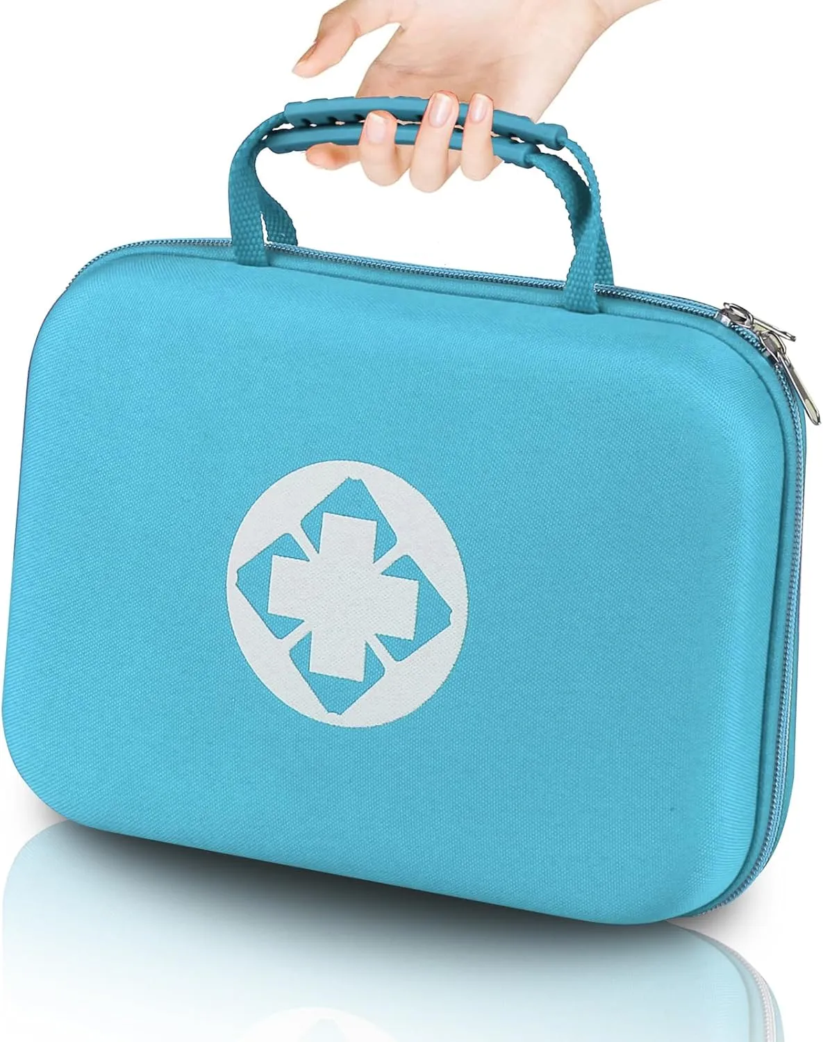 299Pcs Car First Aid Kit for Home Camping Travel Essentials First Aid Blue Bag Emegency Supplies Household Items for College Students YIDERBO