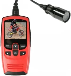 2K HD LCD WiFi Remote GPS Wide Angle Waterproof Bullet Camera Motorcyle Motor Sports with Microphone 2.5mm Input