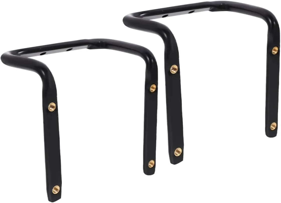2pcs Lightweight Bike Saddle Adapter Bracket for Dual Water Bottle Holders Aluminum Alloy Cycling Bottle Cage Converter for Road Mountain Bicycles Quick Setup Compatibility