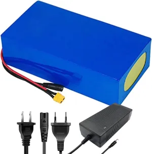36V Ebike Battery 10Ah-20AH Lithium Ion Scooter Battery Pack with Charger High Power Battery with BMS Protection Waterproof Battery Pack for 350W-750W Motor Bike