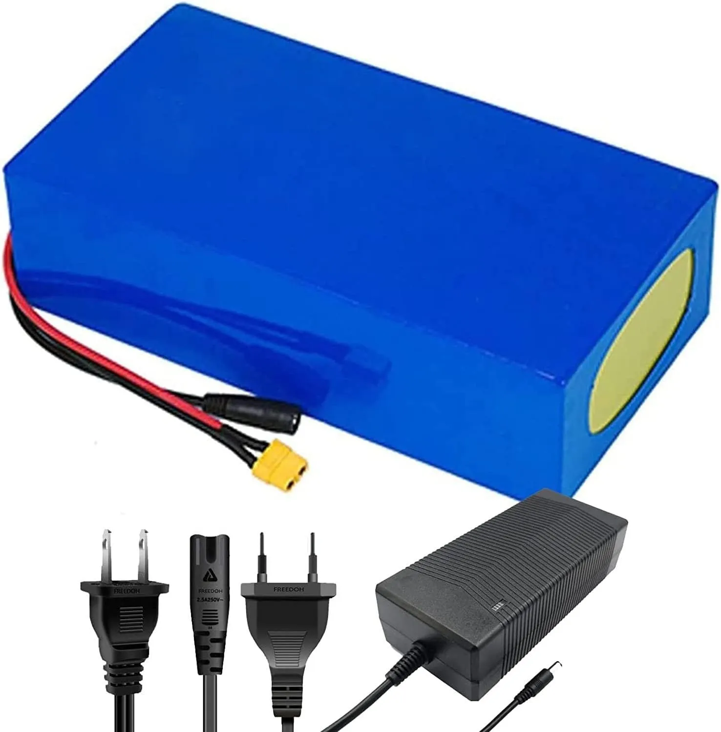 36V Ebike Battery 10Ah-20AH Lithium Ion Scooter Battery Pack with Charger High Power Battery with BMS Protection Waterproof Battery Pack for 350W-750W Motor Bike