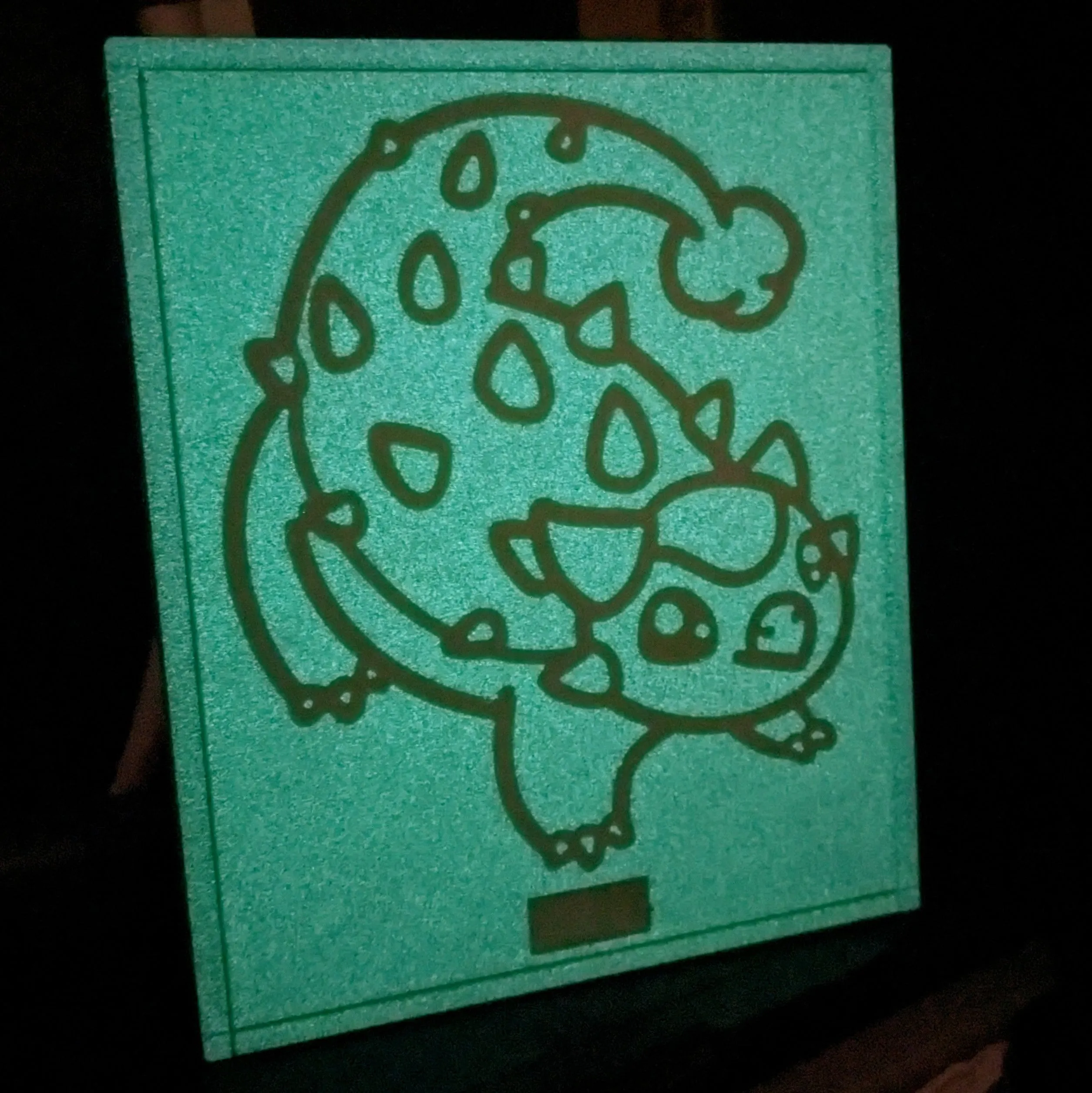 3D printed Notions Box--Ankylosaurus