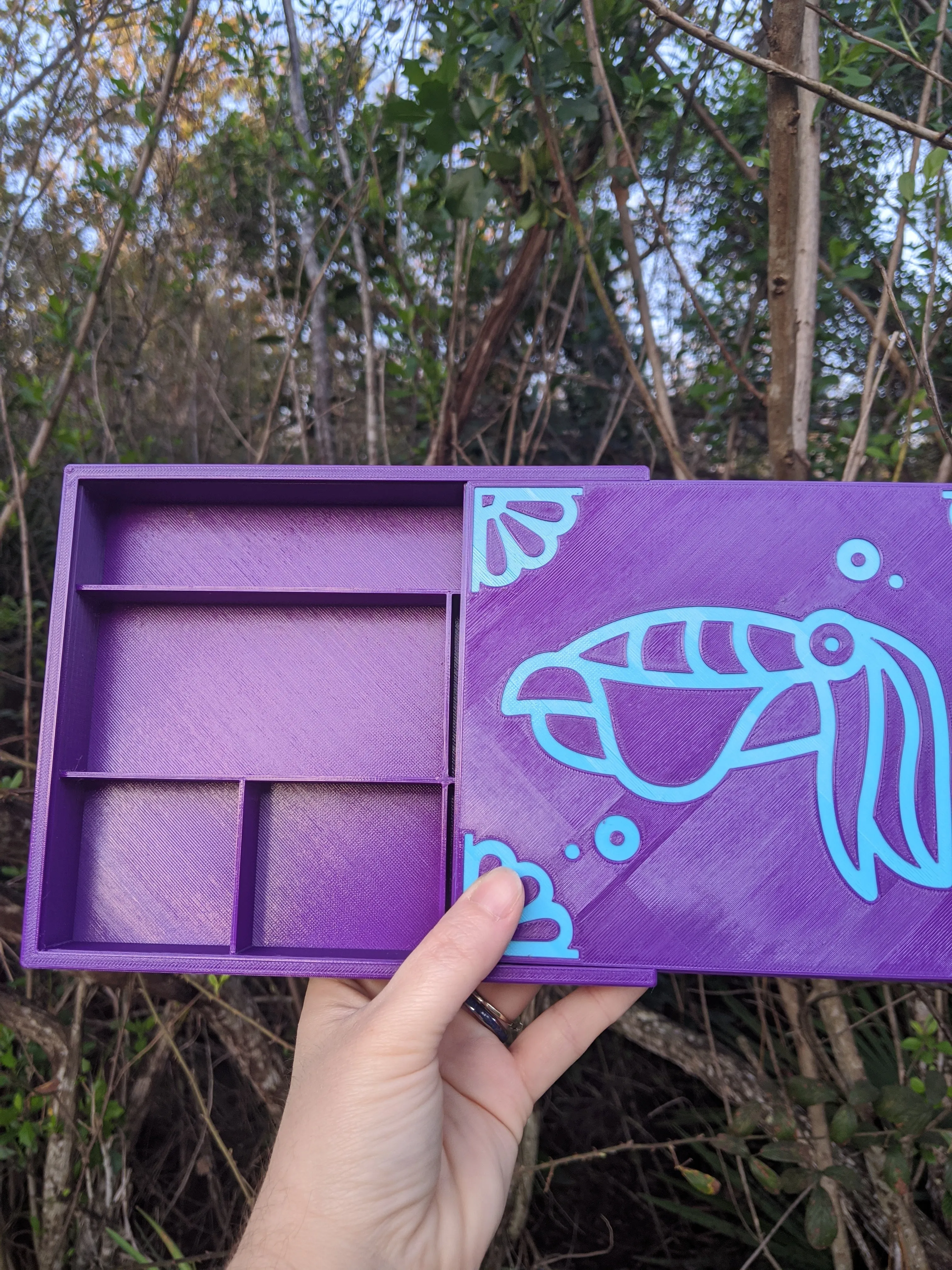 3D printed Notions Box--Cuttlefish