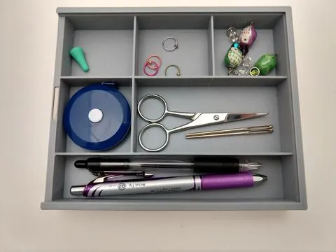 3D printed Notions Box--Knotwork Butterfly