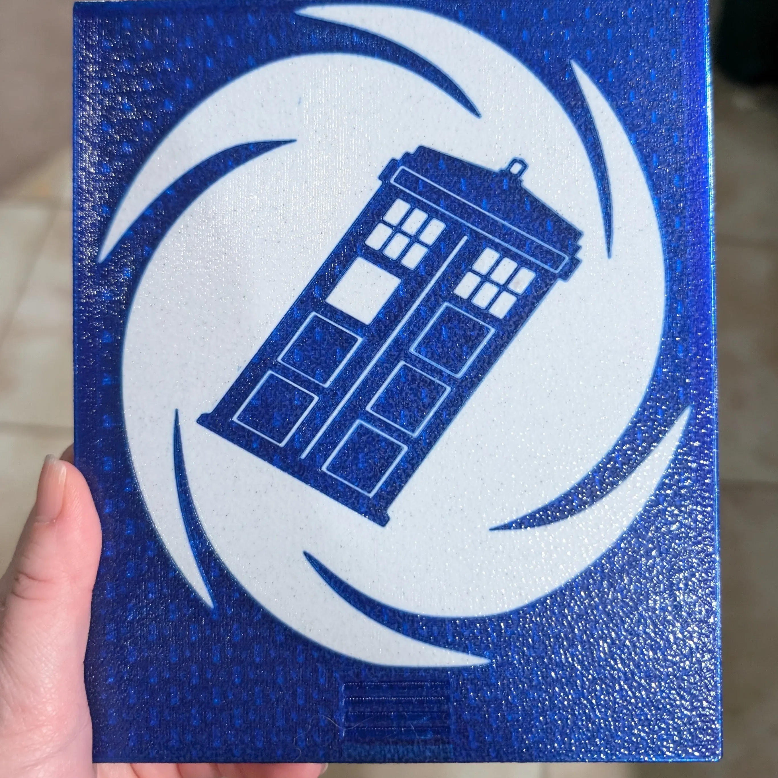 3D printed Notions Box--Policebox in the Temporal Vortex