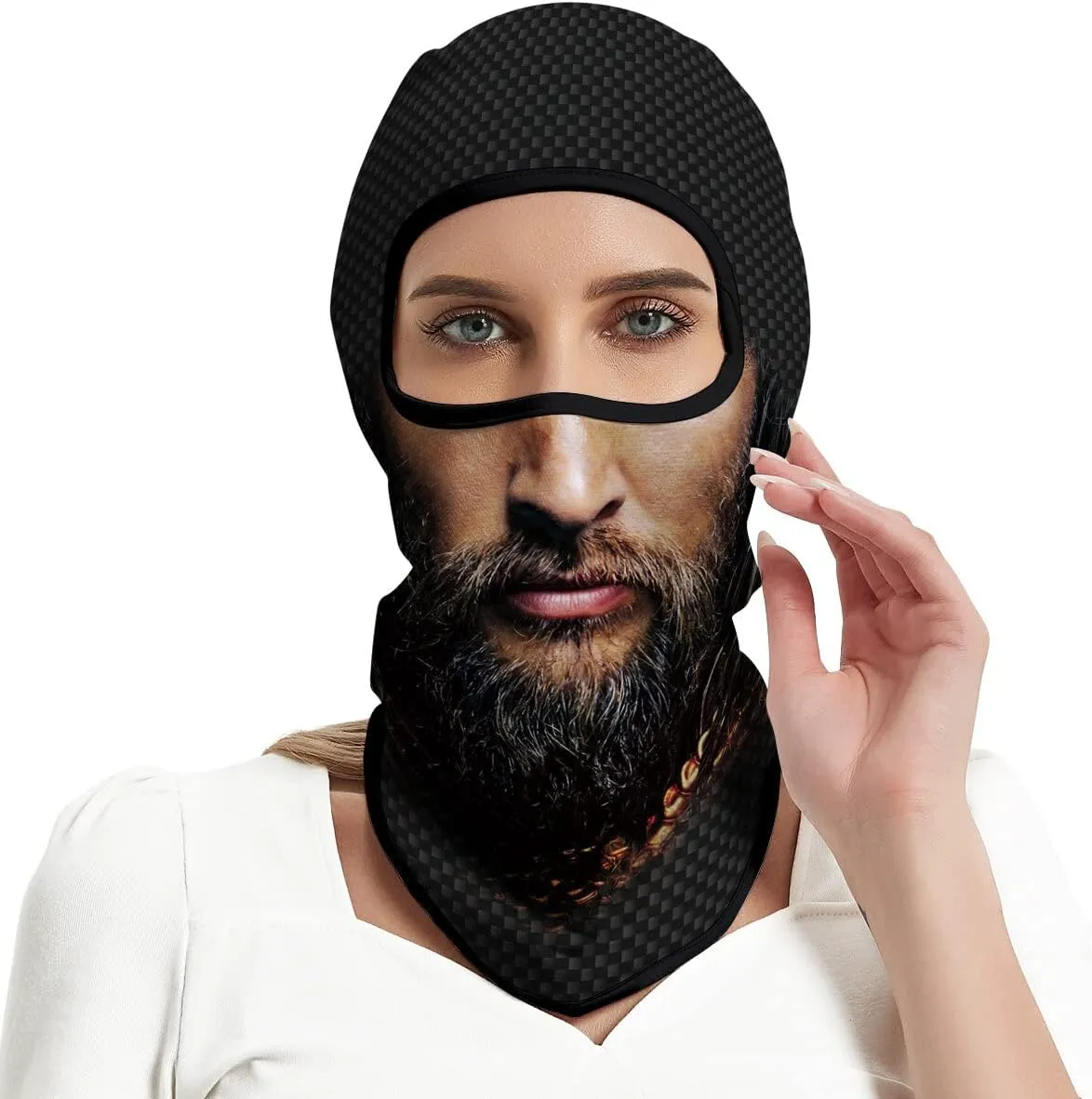 3PCS Balaclava Full Face Mask Ski Scarf Sun UV Protection Motorcycle Cycling Hood Men Women Outdoor Sports Covering
