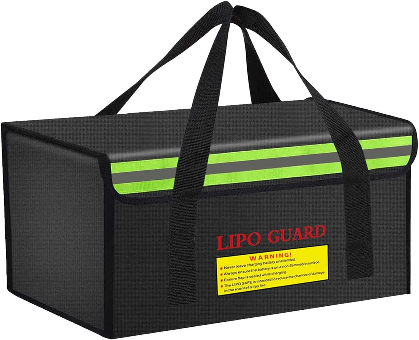 400 * 250 * 250mm Ebike Battery Safe Bag Fireproof Charging Lipo Bag Large Capatity for Lipo Battery Pack Storage Charging Transport, Home Office Travel Fireproof Safe Storage Pouch