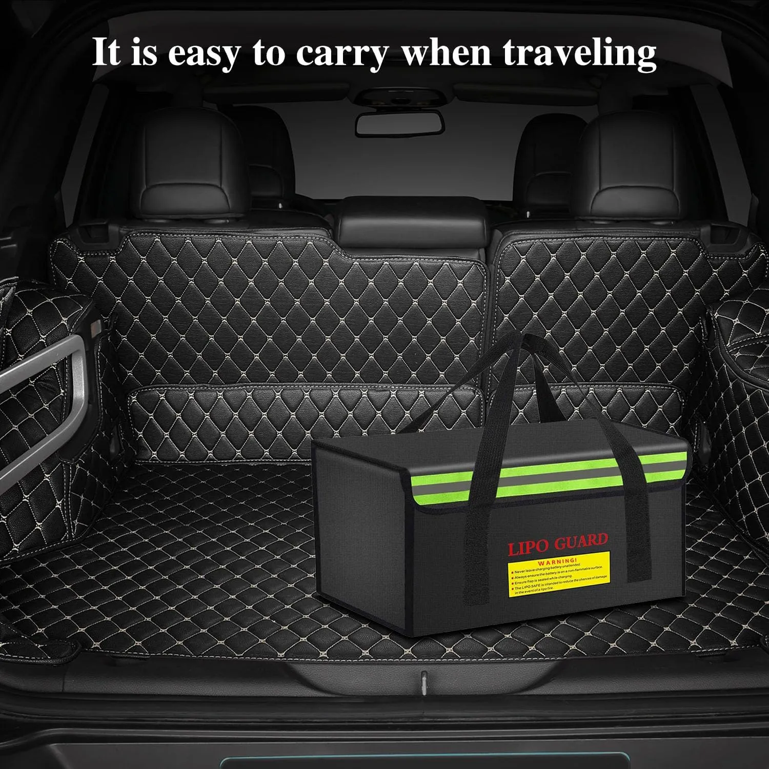 400 * 250 * 250mm Ebike Battery Safe Bag Fireproof Charging Lipo Bag Large Capatity for Lipo Battery Pack Storage Charging Transport, Home Office Travel Fireproof Safe Storage Pouch