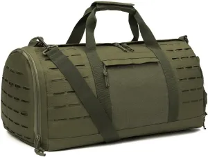 40L Sport Hunting Bag Military Tactical Fitness Hiking Duffle Bag Training Range Bag with Shoes Pocket(HB-BL67-OD)
