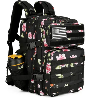 45L Military Tactical Backpack Hiking Backpacks Tactical Gear Camo Back Pack Army Molle Bag Rucksack Fitness Daypack