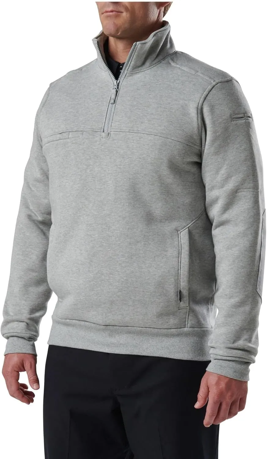 5.11 Tactical Men's Job Shirt 1/4 Zip 2.0, 100% Cotton Canvas, Style 72534ABR, Regular or Tall Lengths