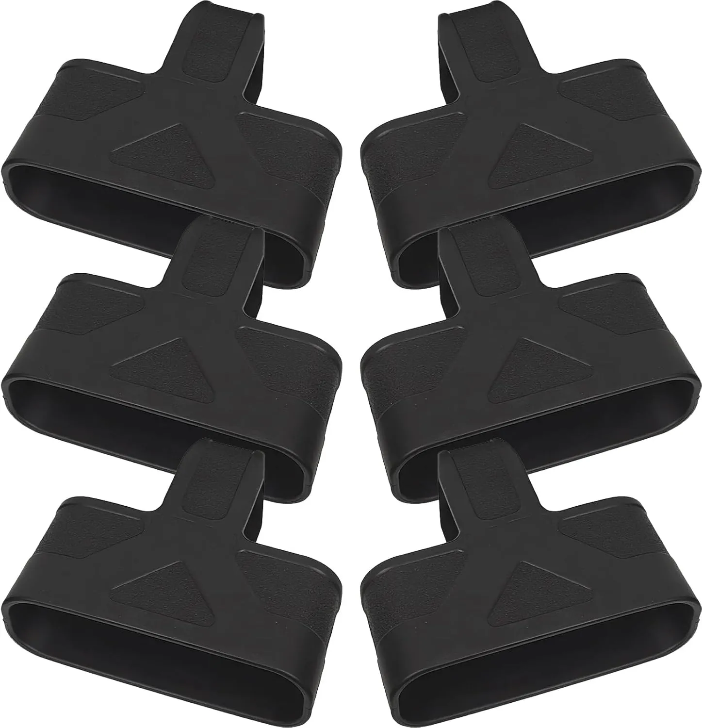 6-Pack Anti-Drop Mag Sleeves, Shock-Absorbing Rubber for M4 Mags - 5.56 7.62 9mm Tactical Fall Protection