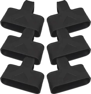 6-Pack Anti-Drop Mag Sleeves, Shock-Absorbing Rubber for M4 Mags - 5.56 7.62 9mm Tactical Fall Protection