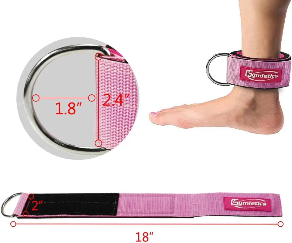 7 Pack Barbell Squat Pad for Standard Set, Barbell Pad for Hip Thrusts, 2 Gym Ankle Straps, Hip Exercise Band, 2 Squat Pad Safety Straps and Carry Bag …