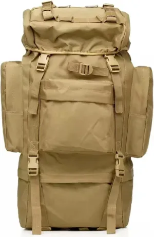70L Large Capacity Camping Hiking Backpack, 600D Waterproof Outdoor Mountaineering Bag,Men and Women Travel Bags