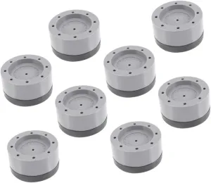 8pcs Anti-Slip Shock Absorbing Pad Washing Machine Storage Rack Washing Machine Mat Washing Machine Protective Pad Washing Machine Lift Pad Table Leg Risers Vibration Isolator Pads