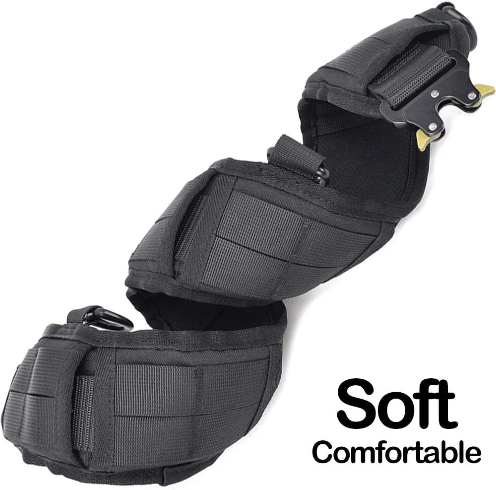 ACTIONUNION Slim Battle Belt Set Airsoft Molle Tactical Combat War Belt