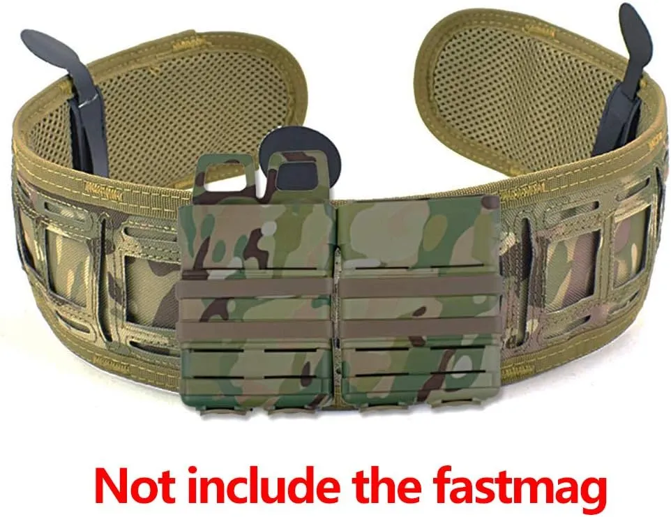 ACTIONUNION Tactical Battle Belt Set Airsoft Molle Belt Slim War Belt