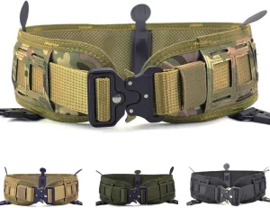 ACTIONUNION Tactical Battle Belt Set Airsoft Molle Belt Slim War Belt
