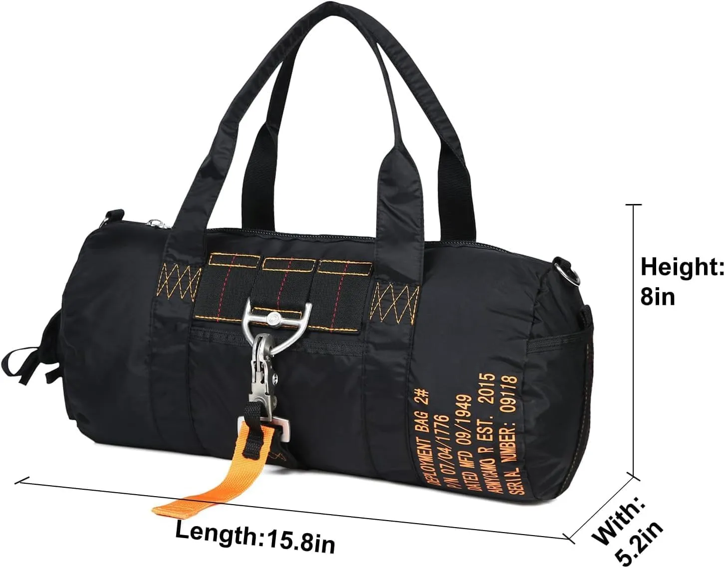 AIR FORCE Military Bag Parachute Buckles Hook Tactical Duffle for Military Camping Hunting Hiking Traveling GYM