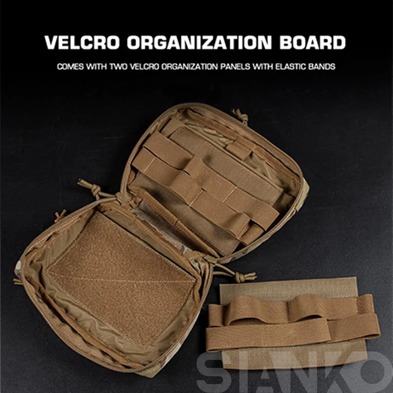 Airsoft Hunting Military Tactical Multifunctional Storage Pouch/Shoulder Bag Dual-Purpose Bag,Vest Chest Attachment Bag,EDC Admin Sundry Tool Bag