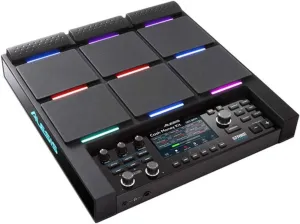 Alesis Strike Multipad - 9-Pad Percussion Instrument with Sampler, Looper, 2 Ins and Outs, Soundcard, Sample Loading via USB Thumb Drives and 4.3-Inch Display,Black