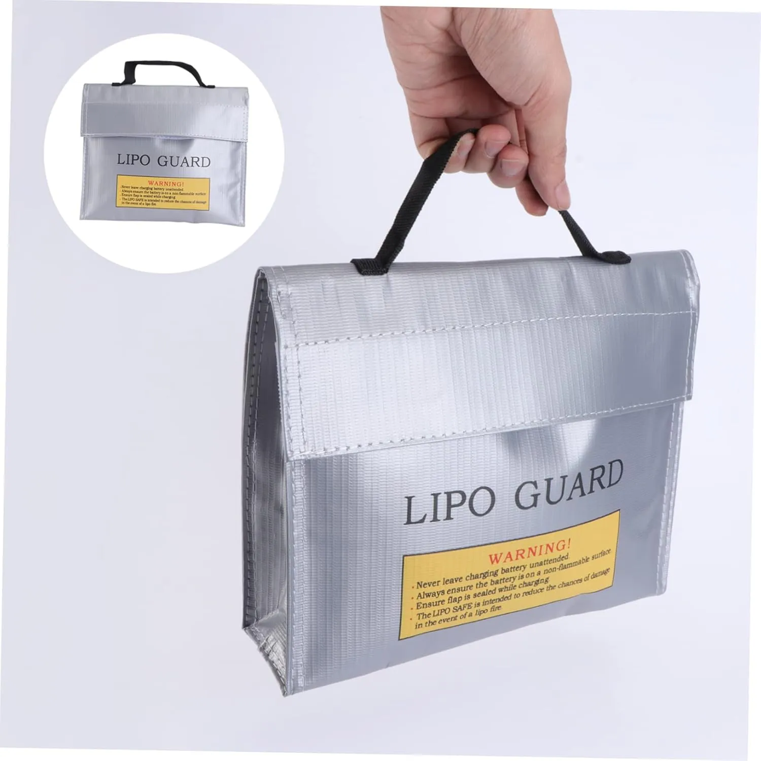 Alipis Battery Protective Pouch Fireproof Battery Bag Lightweight and Portable Sturdy Material for Rc Model Battery Storage