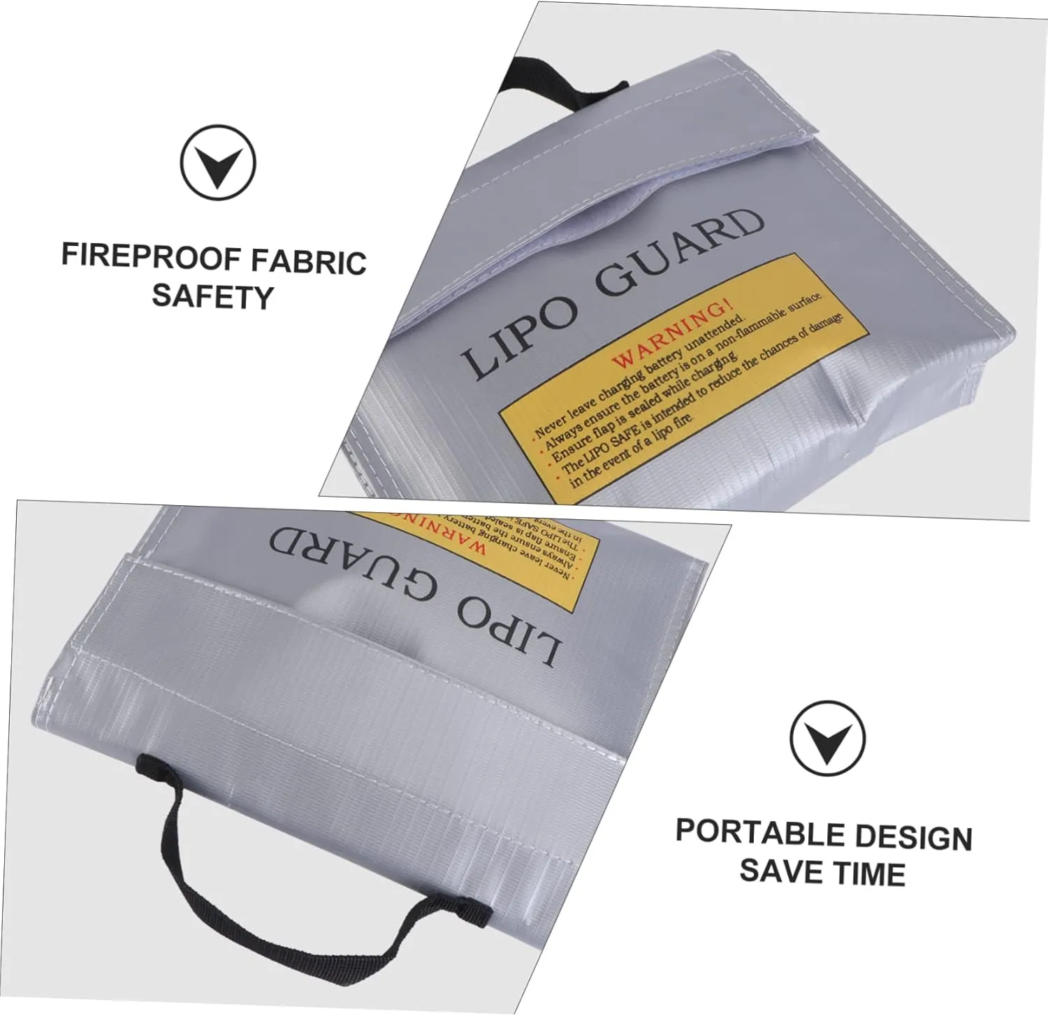 Alipis Battery Protective Pouch Fireproof Battery Bag Lightweight and Portable Sturdy Material for Rc Model Battery Storage