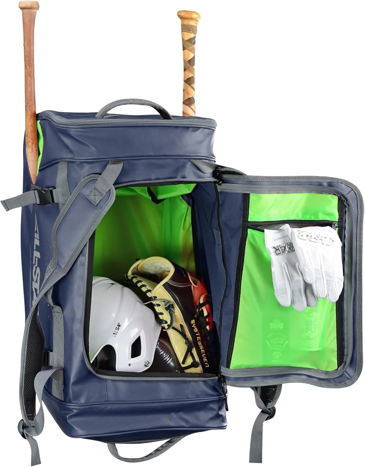 All-Star S7 Elite Player Duffle, 20.5" H x 14" W x 10" D