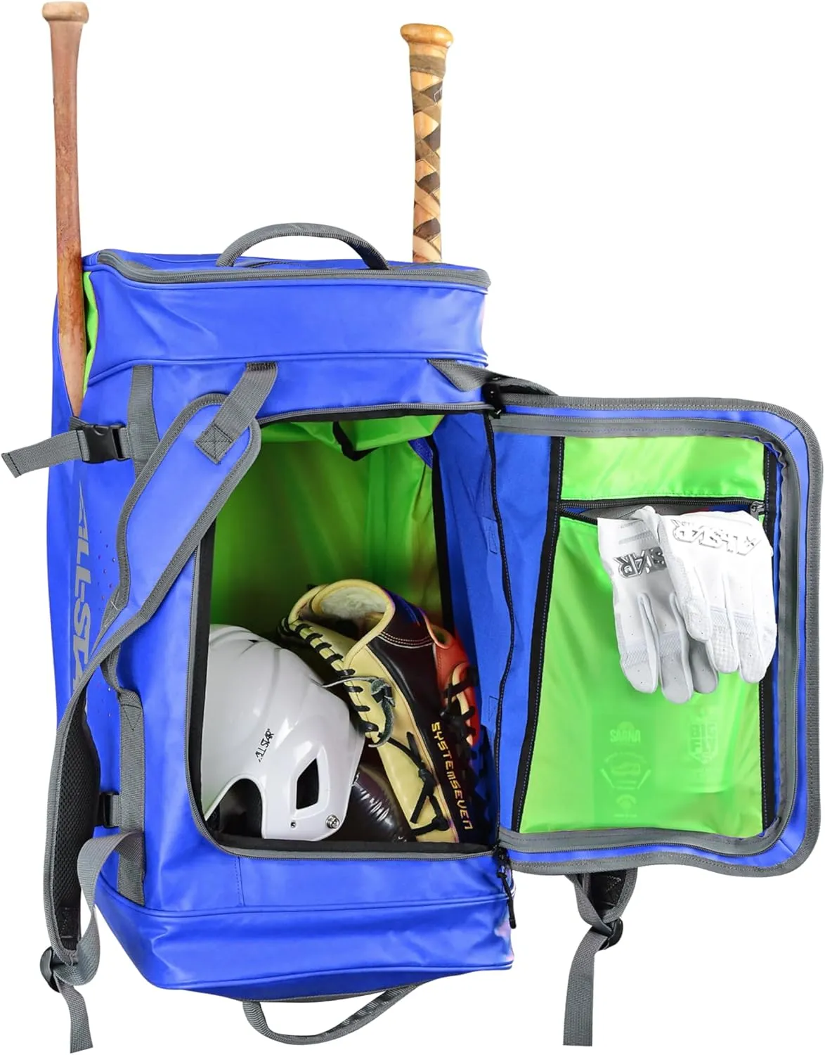 All-Star S7 Elite Player Duffle, 20.5" H x 14" W x 10" D