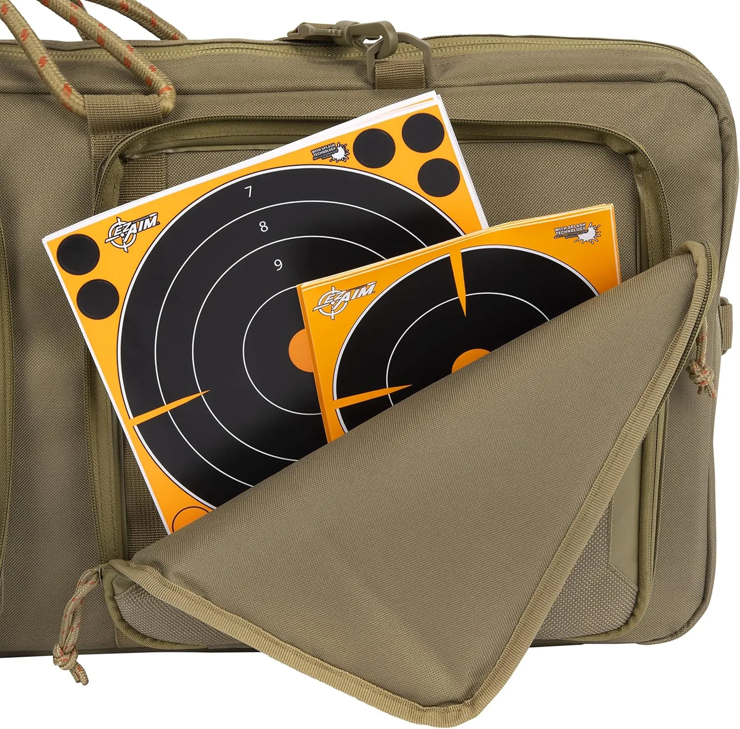 Allen Company Tac-Six 46" Lockable 2-Firearm Unit Tactical Gun Case, Laser Cut Molle Front