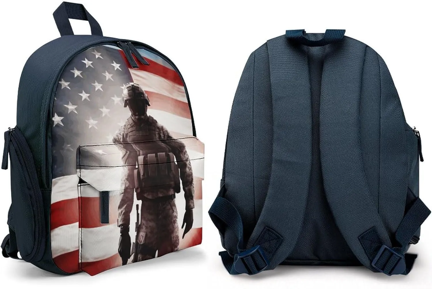 American Soldier Travel Backpack Casual Bag Lightweight Hiking Backpacks for Business, Travelling, Hiking
