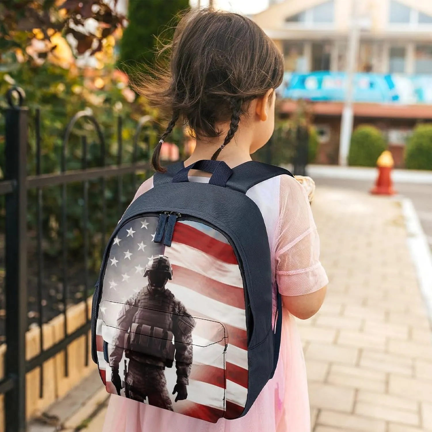 American Soldier Travel Backpack Casual Bag Lightweight Hiking Backpacks for Business, Travelling, Hiking