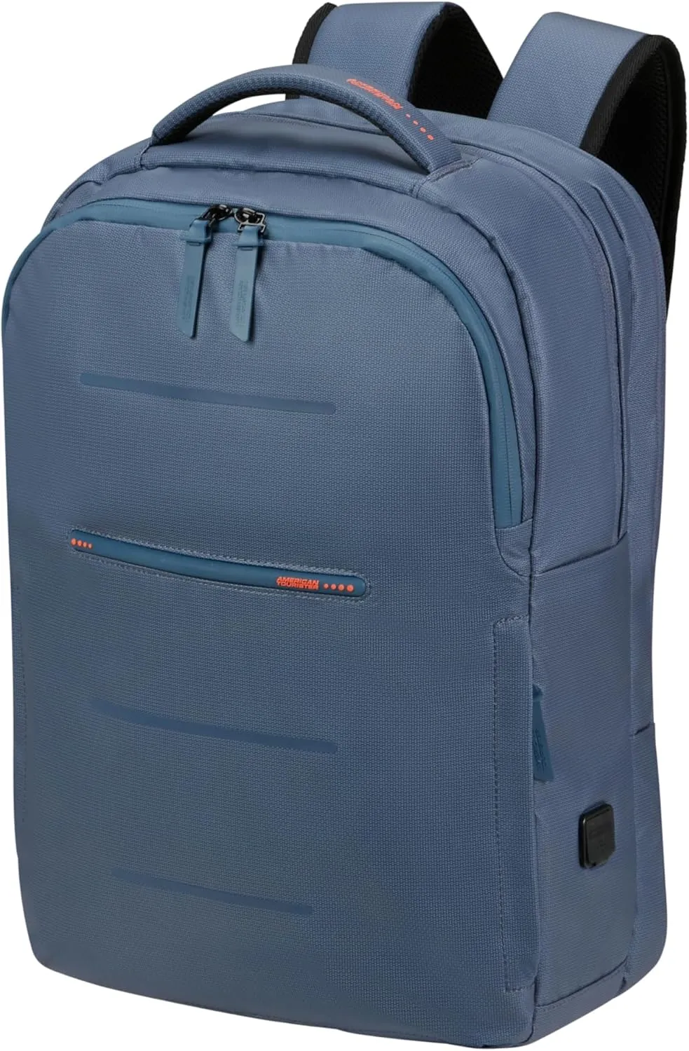 American Tourister Business, Blue/Orange (Navy/Orange), 31.5 x 23 x 50 cm