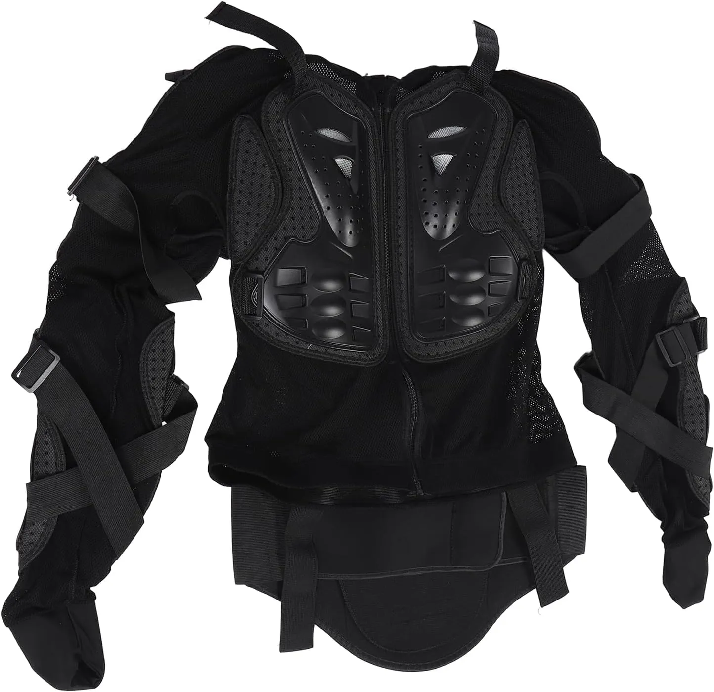 aqxreight Motorcycle Protective Jacket Full Body Armor Back Shoulders Chest Protection Gear for ATV Off Road Vehicles Cycling Motorcycles Ice and Snow Sports Extreme Sports Black