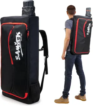 Archery Backpack Takedown Recurve Bow Case - Padded & Protective Storage Pockets for Gear & Accessories - Telescopic Arrow Tube - Authentic Archery & Travel Bag for Outdoors