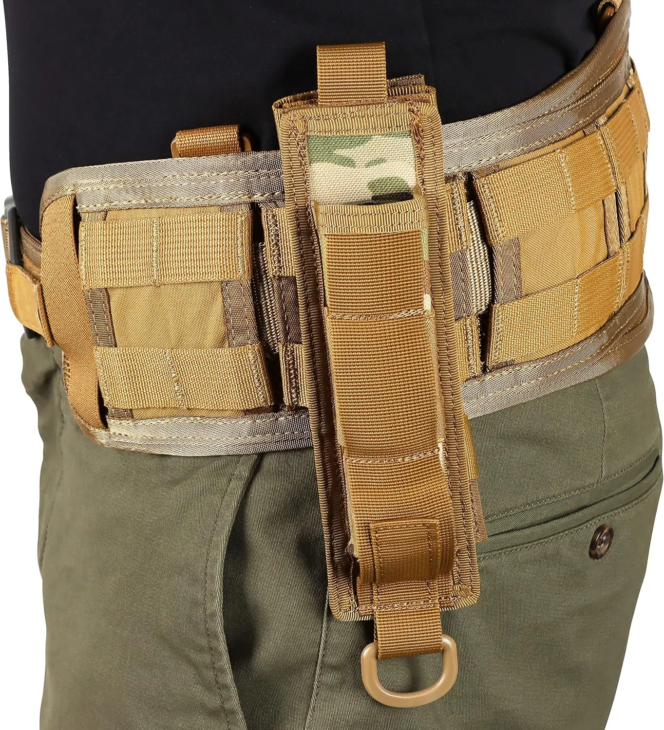 ASP Expandable Baton Holster 16" - 26" Collapsible Baton Holder for Self Defense, Law Enforcement, Police - Tactical Baton MOLLE Holster - Nylon Pouch for Duty Belt, Vest