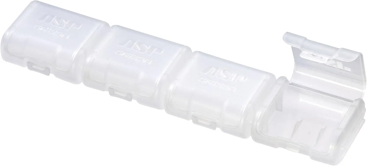 ASP Link Battery Storage Cases, Interconnecting, CR123A, 4-Pack