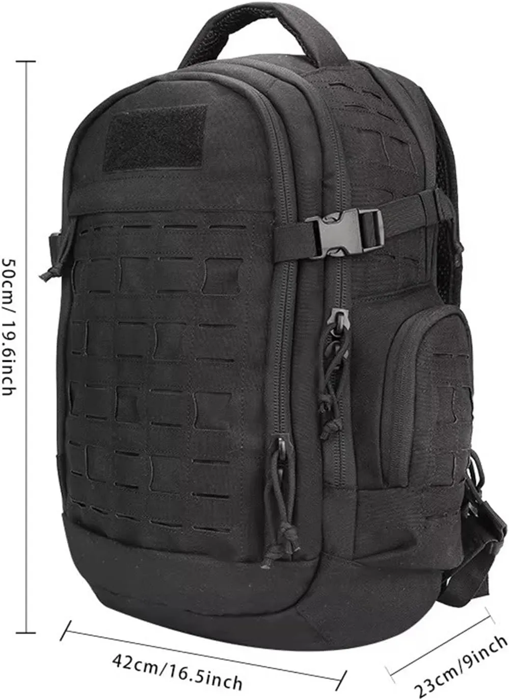 Assault Backpack 600D Sports Outdoor Bag High Capacity Tourism Hiking Mountain Camping Bags(ATFG)