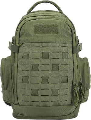 Assault Backpack 600D Sports Outdoor Bag High Capacity Tourism Hiking Mountain Camping Bags(Green)